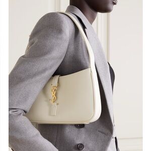 YSL LE 5 À 7 in smooth leather blanc vintage